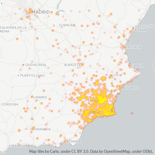 Business Heat Map for 968