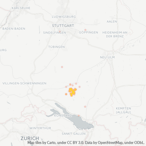 Business Heat Map for 7585