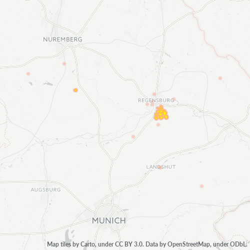 Business Heat Map for 9453