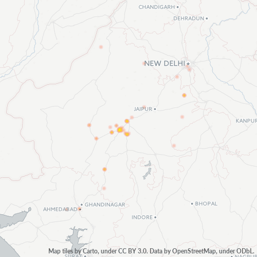 Business Heat Map for 1462