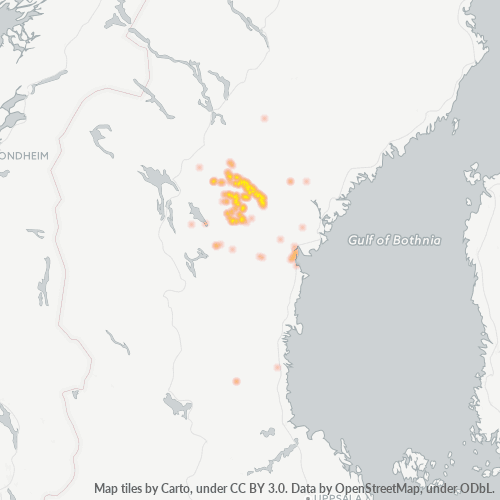 Heat Map ng Negosyo para sa 696