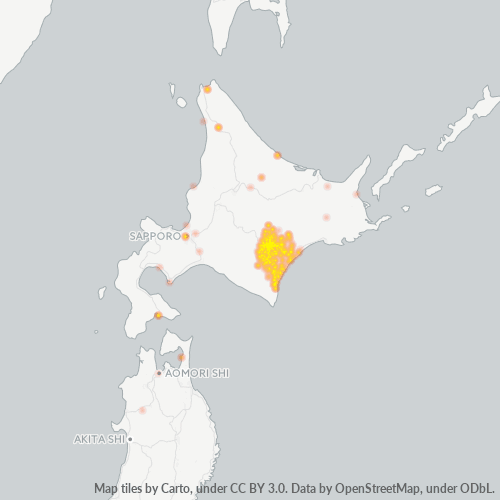 Business Heat Map for 155