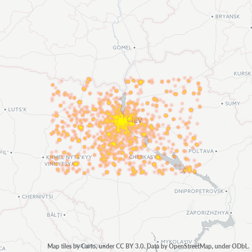 Business Heat Map for 44