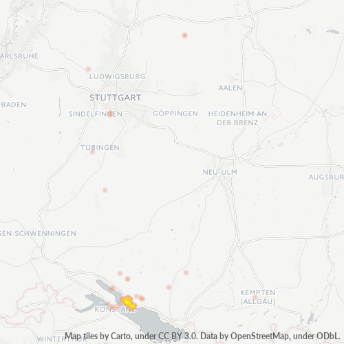 Business Heat Map for 7532
