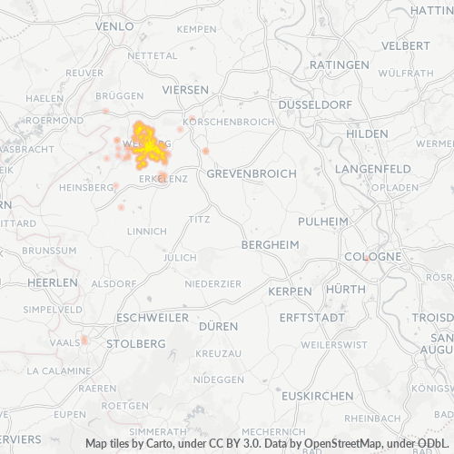 Business Heat Map for 2434