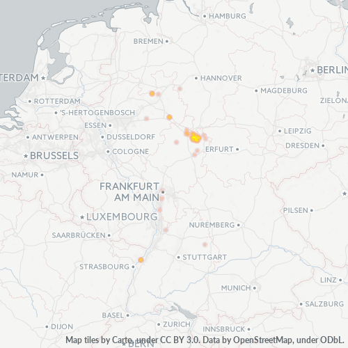 Business Heat Map for 5602