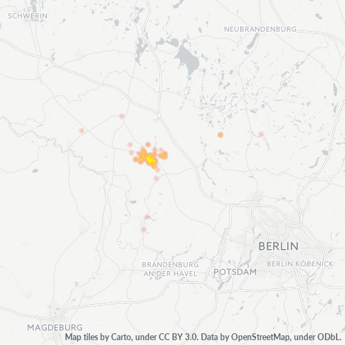 Business Heat Map for 33971