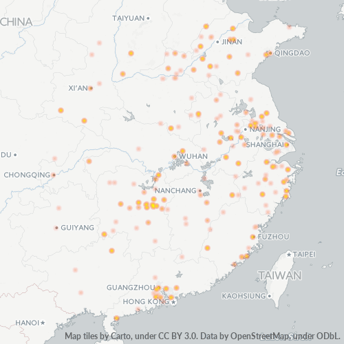 Heat Map ng Negosyo para sa 732