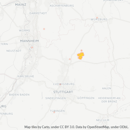 Business Heat Map for 7947