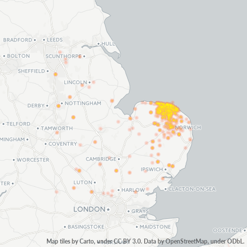 Heat Map ng Negosyo para sa 1263