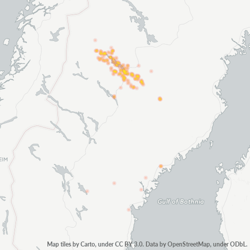 Heat Map ng Negosyo para sa 951
