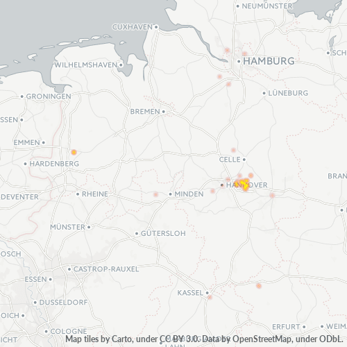 Business Heat Map for 5175