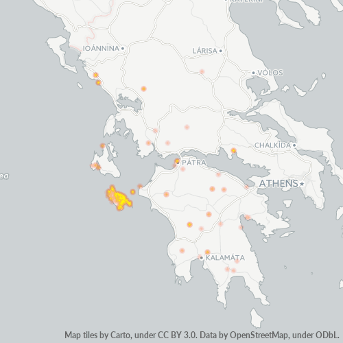 Heat Map ng Negosyo para sa 2695