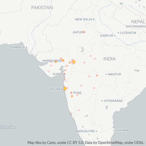 Business Heat Map for 2673