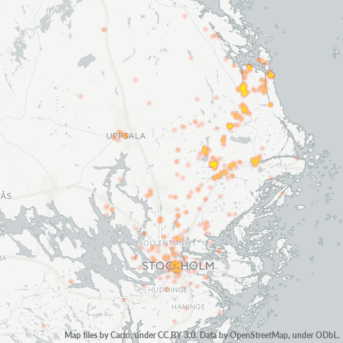 Heat Map ng Negosyo para sa 175