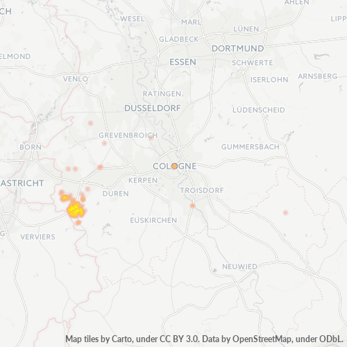 Business Heat Map for 2408