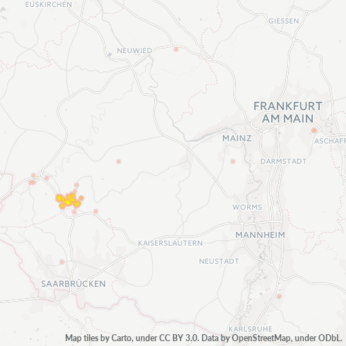 Business Heat Map for 6503