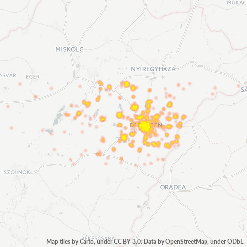 Business Heat Map for 52