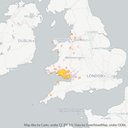 Business Heat Map for 1639