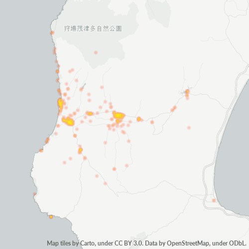 Heat Map ng Negosyo para sa 1378