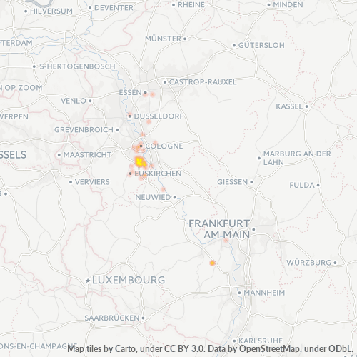 Business Heat Map for 2227