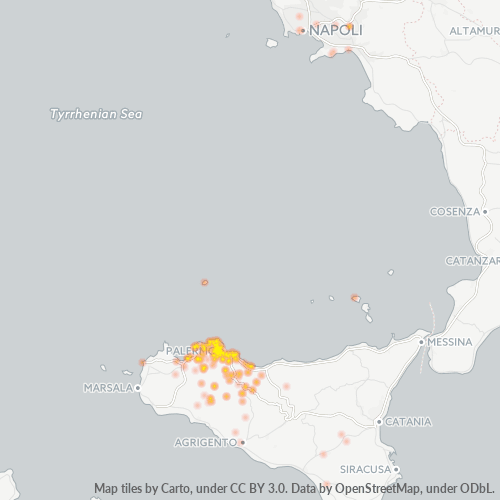 Business Heat Map for 91