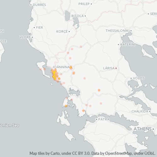 Heat Map ng Negosyo para sa 2665