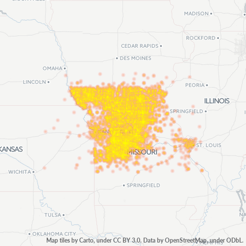 Business Heat Map for 660