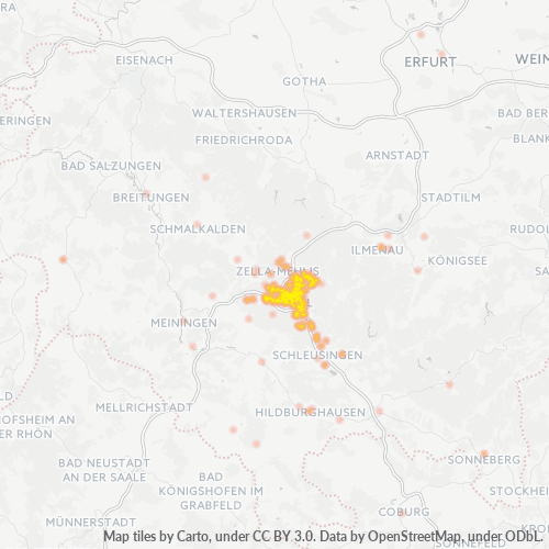 Business Heat Map for 3681