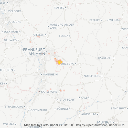 Business Heat Map for 9374