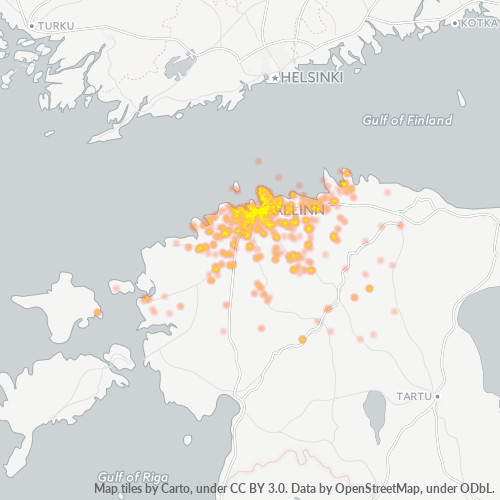 Heat Map ng Negosyo para sa 60