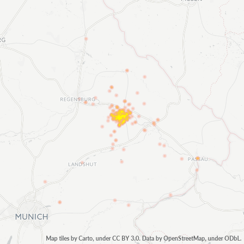 Business Heat Map for 9421