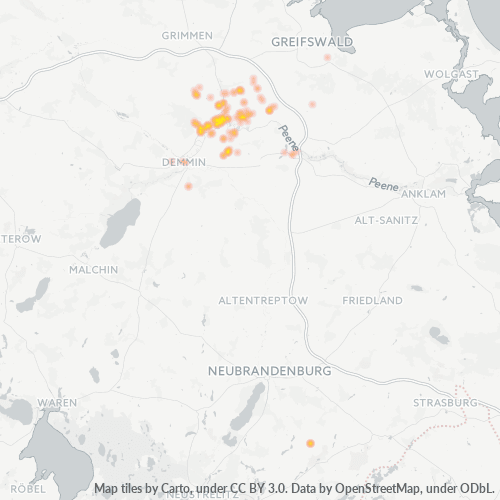 Business Heat Map for 39998
