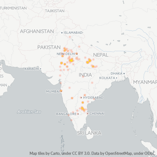 Heat Map ng Negosyo para sa 8562
