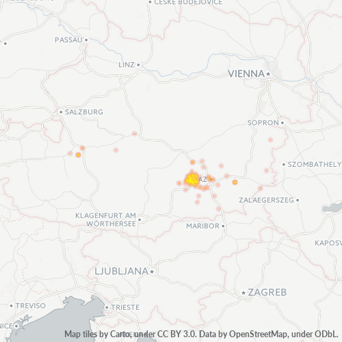 Heat Map ng Negosyo para sa 3142