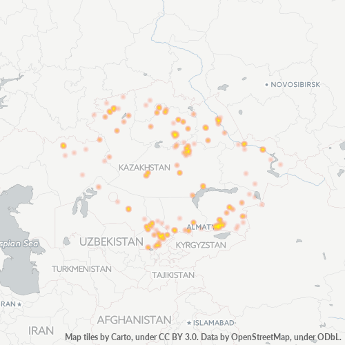 Heat Map ng Negosyo para sa 701