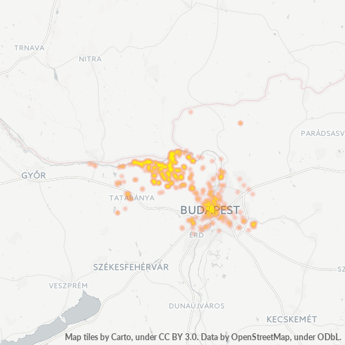 Business Heat Map for 33