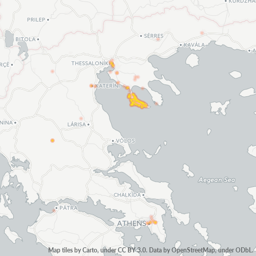 Business Heat Map for 2374