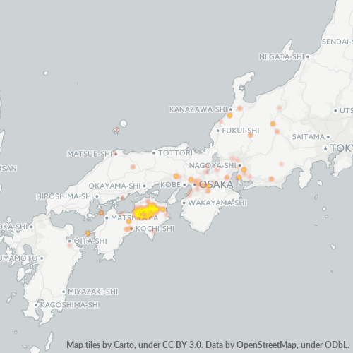 Heat Map ng Negosyo para sa 883