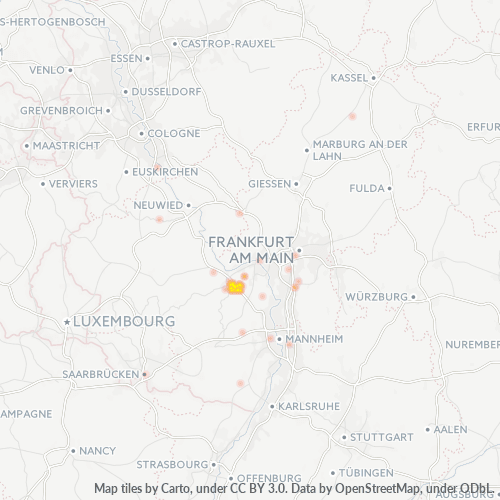 Business Heat Map for 6701