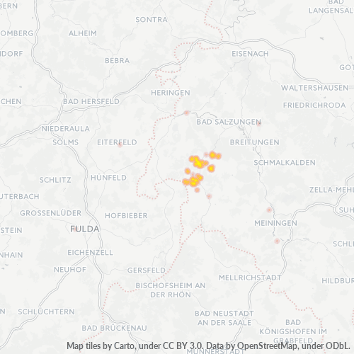 Heat Map ng Negosyo para sa 36964