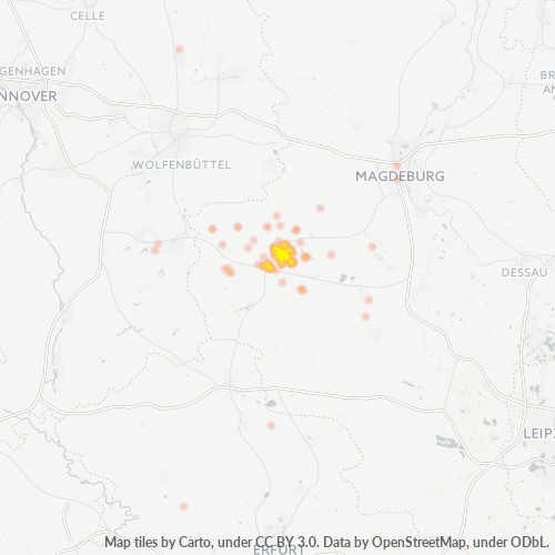 Business Heat Map for 3941