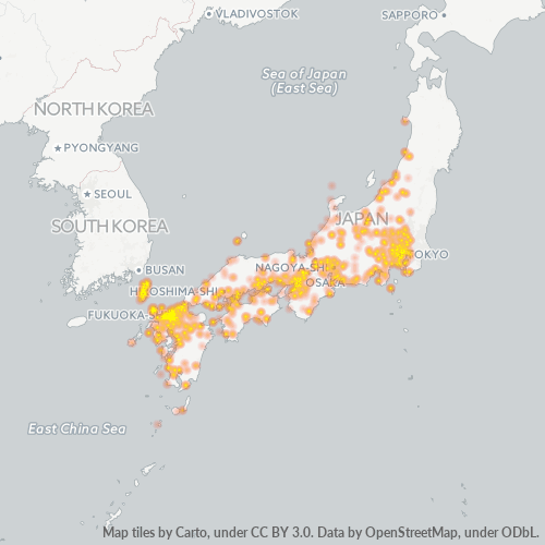 Business Heat Map for 92