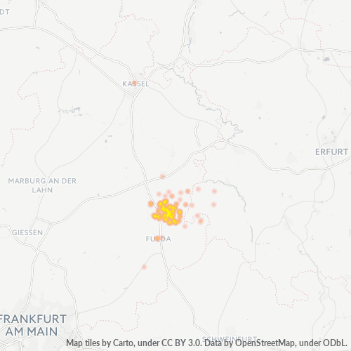 Business Heat Map for 6652