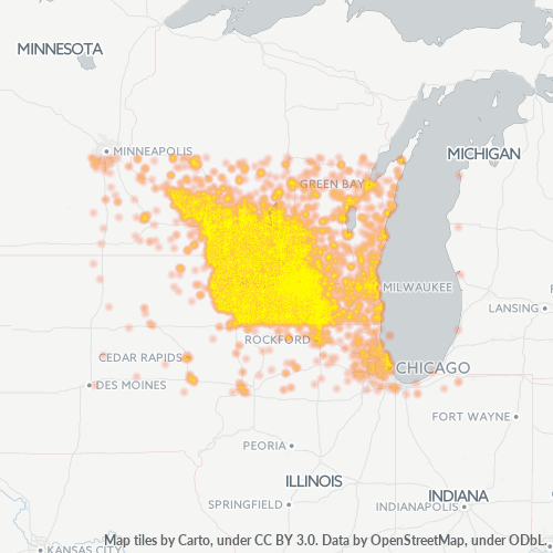 Business Heat Map for 608