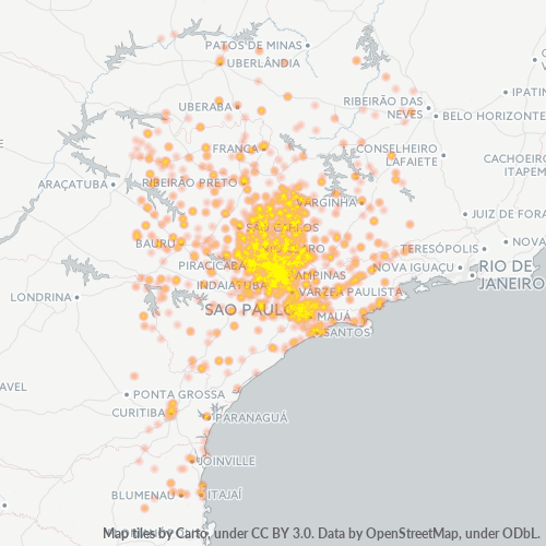 Business Heat Map for 19