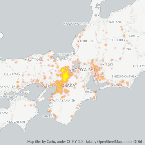 Business Heat Map for 75