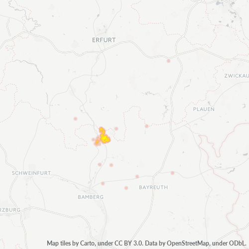 Business Heat Map for 9563