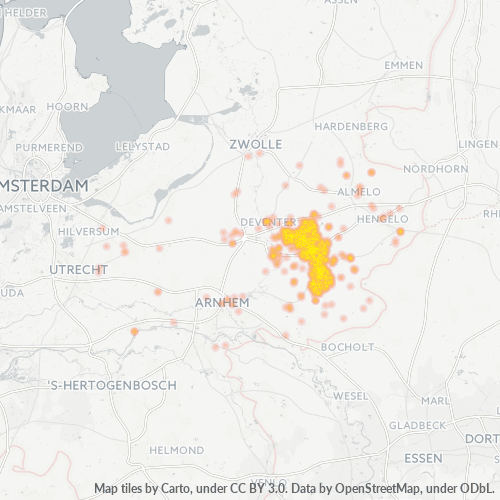 Business Heat Map for 573