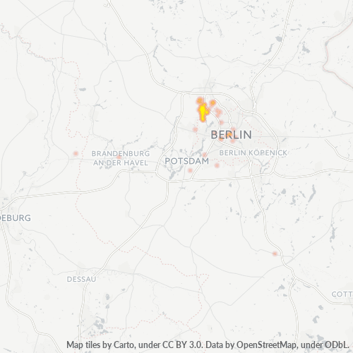 Business Heat Map for 3302
